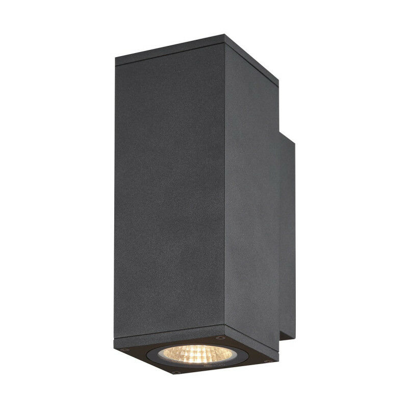 SLV - ENOLA applique ext carré S anthracite LED 7W 3000K/4000K IP65 up/down (1003418)