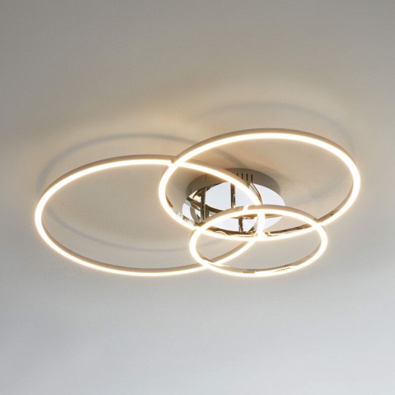 Plafonnier design led triple cercle - Paciano
