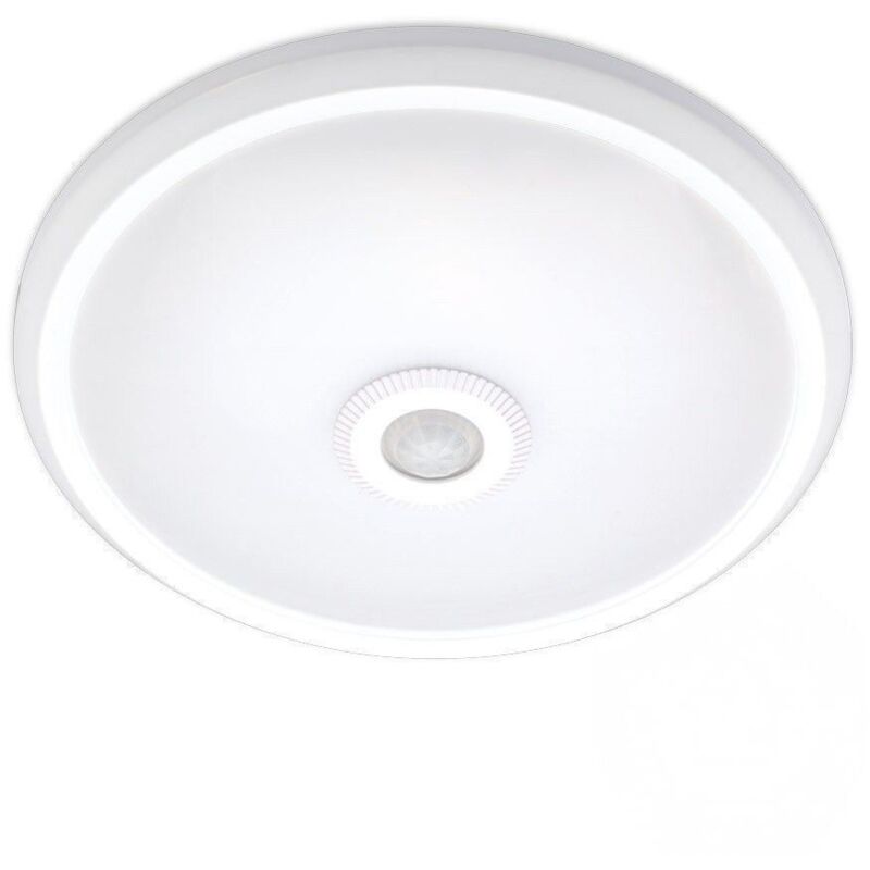 Arum Lighting - Plafonnier détecteur de mouvement IP20 12W led clark Blanc naturel Température de Couleur: Blanc neutre 4000K Arum Lighting - Plafonnier détecteur de mouvement IP20 12W led clark Blanc naturel Température de Couleur: Blanc neutre 4000K