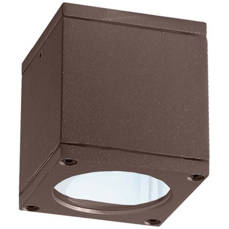 Plafonnier d'extérieur en aluminium IP54 pour jardin Nevada - Marron