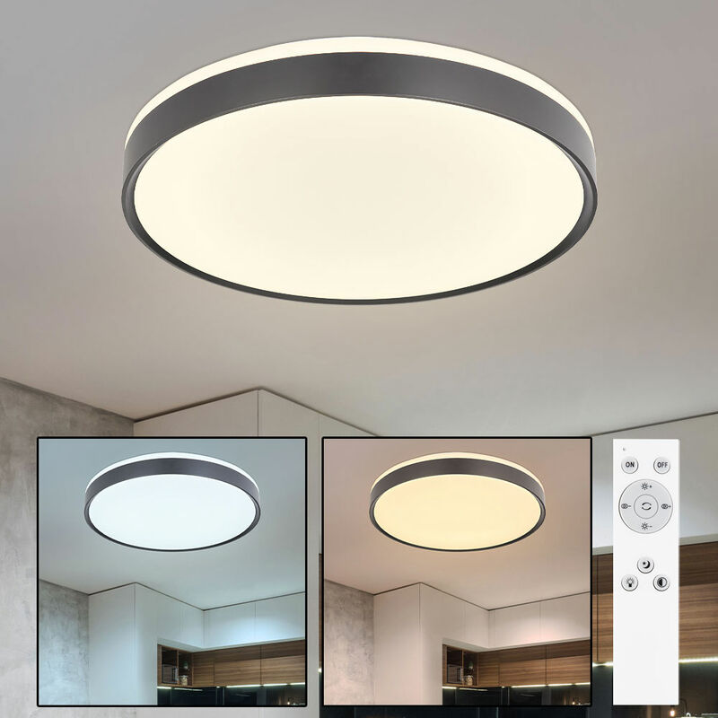 Plafonnier, dimmable avec télécommande