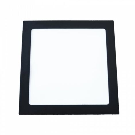 Plafonnier DOWNLIGHT Carré Noir 216x216 18W 4000K 1400lm encastré  EC20288 ECO-LIGHT