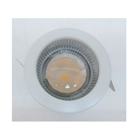 Plafonnier downlight LED 32W bord blanc Ø 85mm fixe blanc chaud 3000K 1380lm 750mA (driver non incl) IP20/44 TARGETTI 1T2792