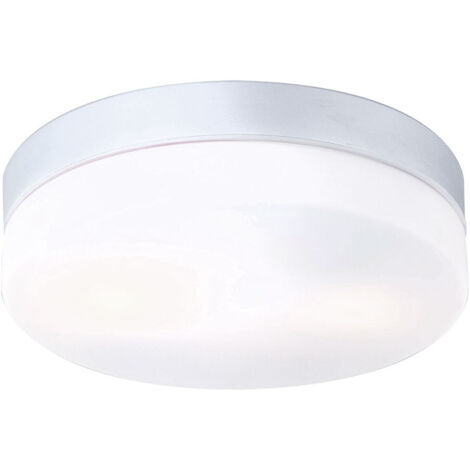 Plafonnier élégant en aluminium, argent opale - Globo VRANOS 32112