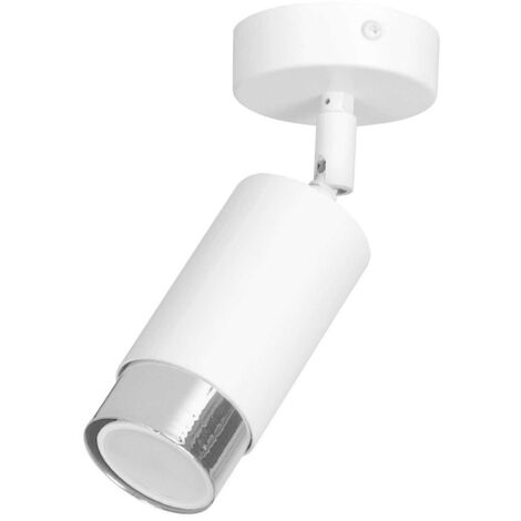 Plafonnier Emibig Hiro 1xGU10 30W 19cm blanc/chrome