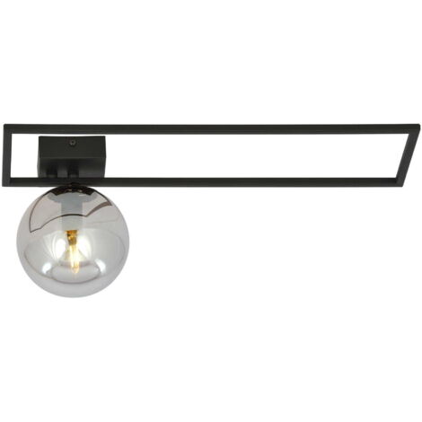 Plafonnier Emibig Imago métal noir graphite 1xE14