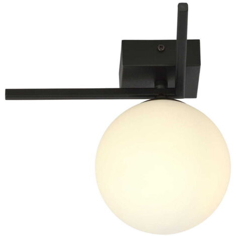 Plafonnier Emibig IMAGO noir/opal E14 dimmable 21 cm