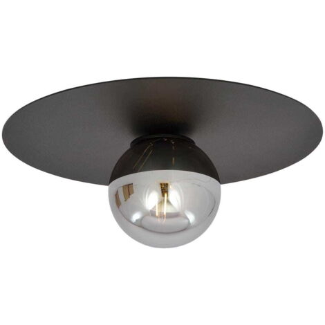 Plafonnier Emibig Solar 1 noir/graphite E14 10W 43cm