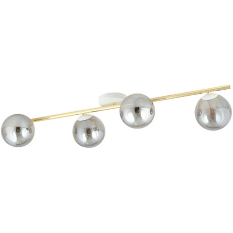 Plafonnier Emibig Splendi 4xE14 dimmable doré graphite