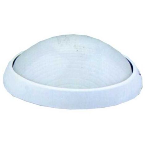 Plafonnier en aluminium ovale blanc Syntesy 00487