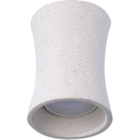 Plafonnier en béton gris
