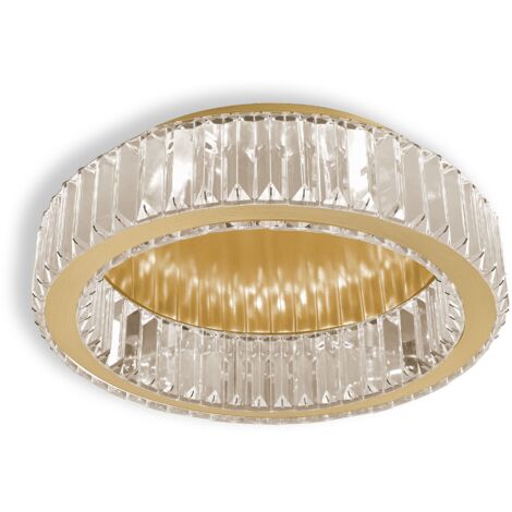 PLAFONNIER EN CRIST TOOLIGHT APP1720-C BRUSH GOLD 40CM