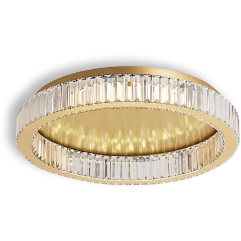 PLAFONNIER EN CRIST TOOLIGHT APP1724-C 60CM BRUSH GOLD
