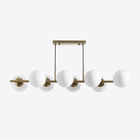 Plafonnier en fer et boules de verre Uvol SKLUM  &x2194&xFE0E 105 cm