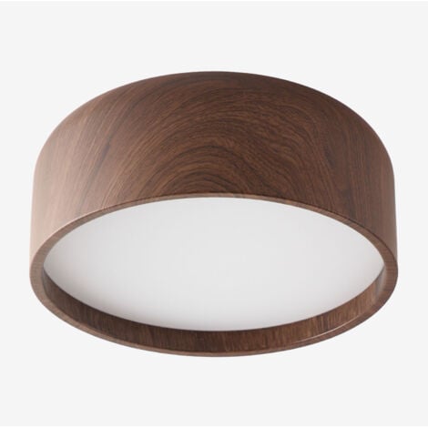 Plafonnier en fer Glatzer SKLUM Marron Bois Foncé