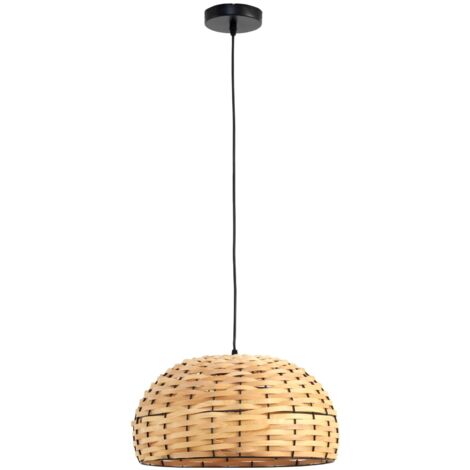 Plafonnier en fibres naturelles