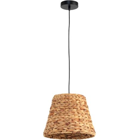 Plafonnier en fibres naturelles