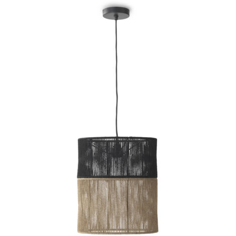 Plafonnier en jute naturel
