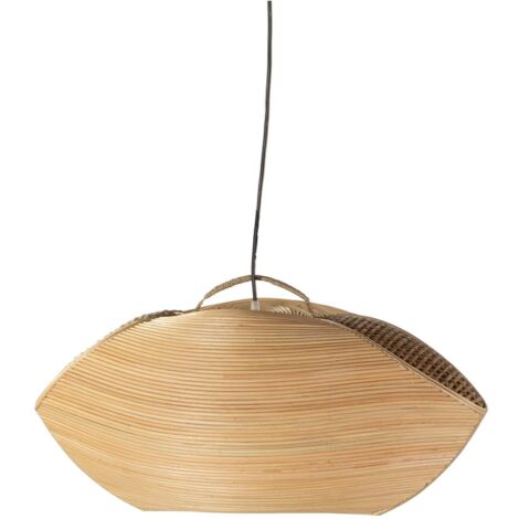 Plafonnier en osier 68 x 35 x 33 cm