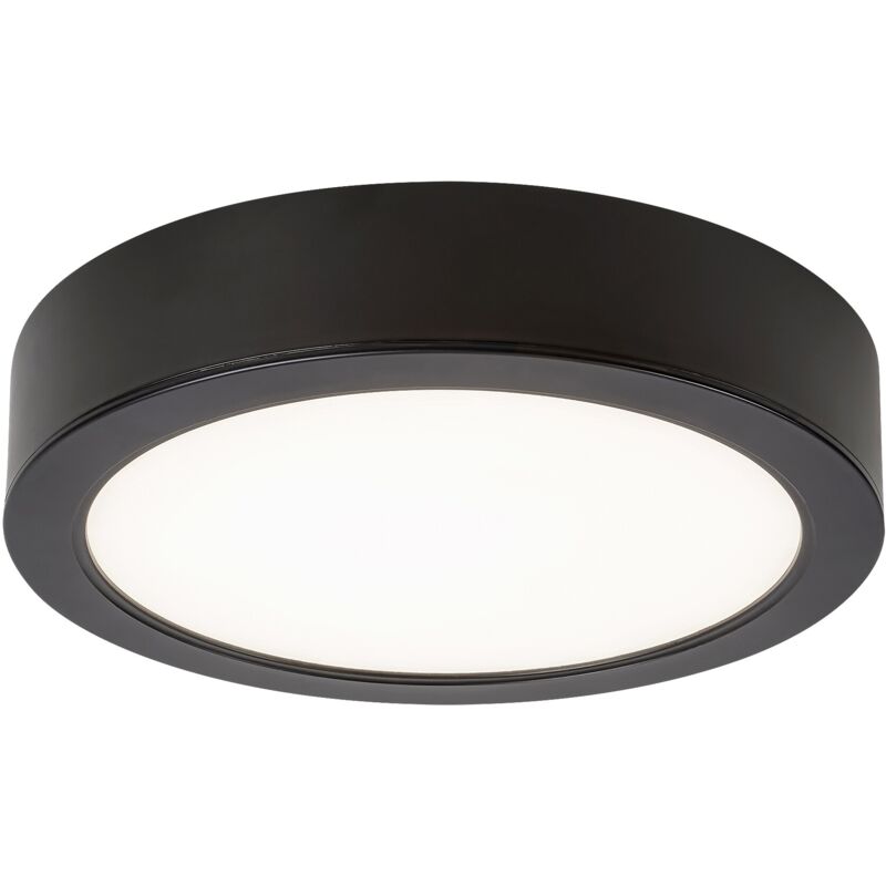 Plafonnier en saillie rond Shaun2 24W 4000K 2580lm IP20 noir RABALUX