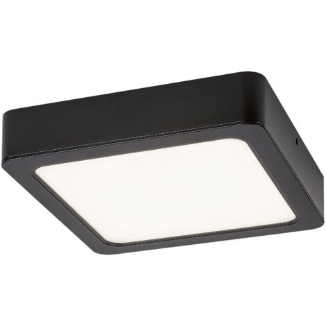 Plafonnier en saillie carré Shaun2 24W 4000K 2450lm IP20 noir RABALUX