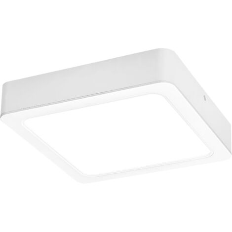 Plafonnier en saillie carré Shaun2 24W 4000K 2460lm IP20 blanc RABALUX