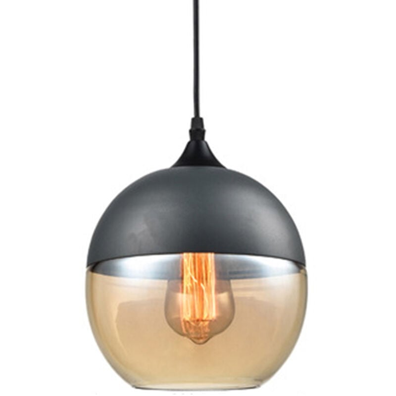 Plafonnier En Verre Suspension Luminaire Moderne Lampe À Suspension Rétro Vintage Pour Loft, Salon, Cuisine