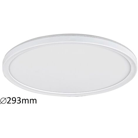 Plafonnier encastré 29,3 cm LED 18W blanc rond Pavel