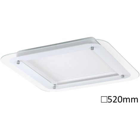 Plafonnier encastré 52cm LED 22W blanc carré Rabalux
