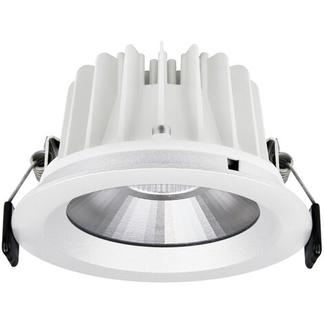 Plafonnier encastré ATIC IP65 LED COB 18W 2845lm(2420lm) CRI80 3000K 50º Blanc