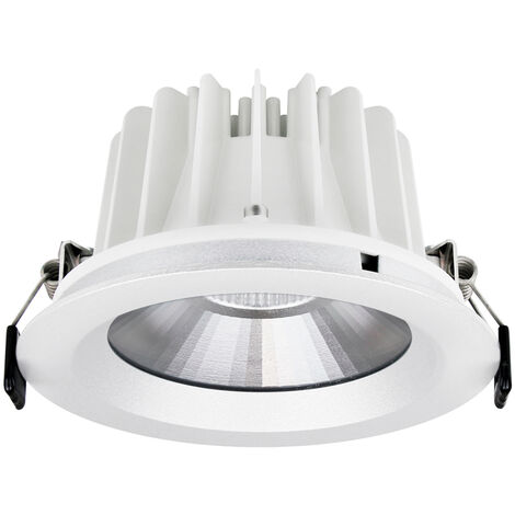 Plafonnier encastré ATIC IP65 LED COB 24W 4115lm(3490lm) CRI80 3000K 70º Blanc