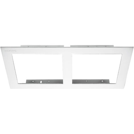 Plafonnier encastré ATOLON Double Blanc