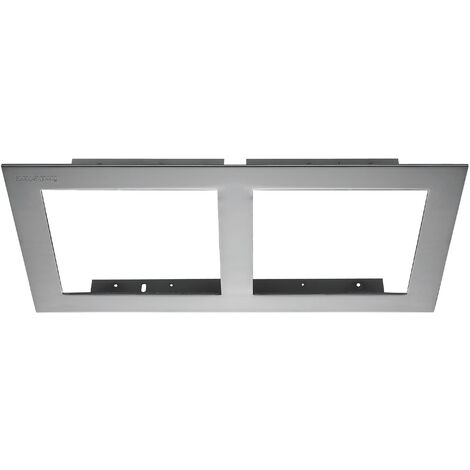 Plafonnier encastré ATOLON Double Gris