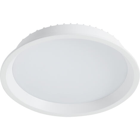 Plafonnier encastré CALYPSO2 IP44 LED SMD 30W 2915lm(2596lm) CRI80 3000K 110º Blanc