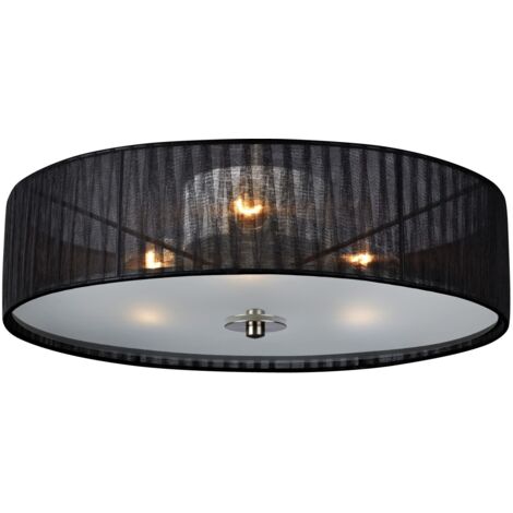 Plafonnier encastre e14 max 40w ip20 noir et givre - markslojd - byske 42248358 42248358