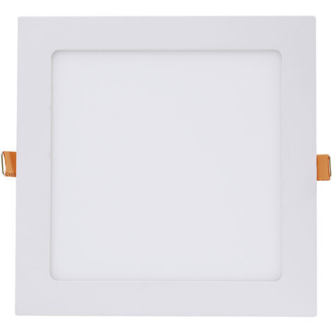Plafonnier encastré GIA Square Recessed IP23 LED SMD 6W 480lm CRI80 4000K Blanc