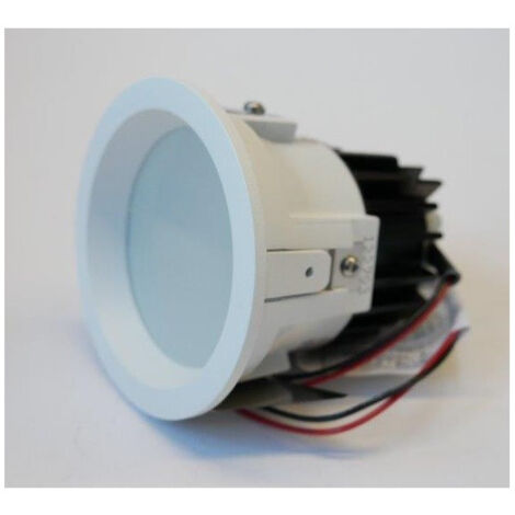 Plafonnier encastre gris fixe rond Ø 85x86mm LED 7.1-10W 3000K 682lm 33° alim 350-500mA (non incl) IP44 Diro GT Delta Light