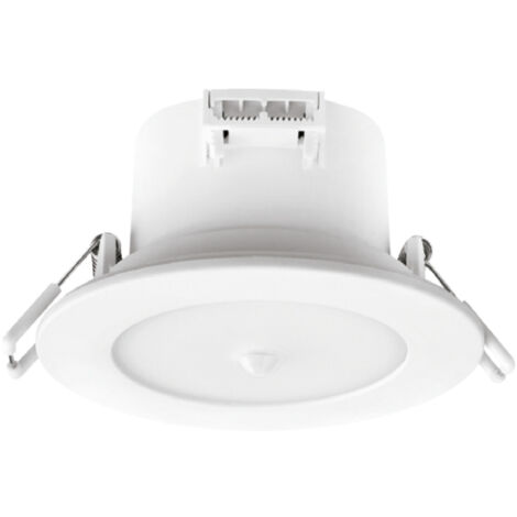 Plafonnier encastré KRAO PIR IP54 LED SMD AC 8W -(670lm)/-(720lm)/-(720lm) CRI80 2700K/3000K/4000K 100º Blanc