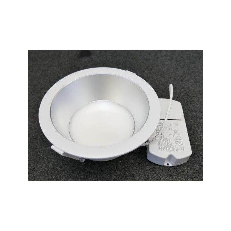 Plafonnier encastré LED 13.2W blanc fixe Ø 220x94mm 3000K 1370lm 80° non-dimmable alim 230V downlight IP20 Chalice THORN