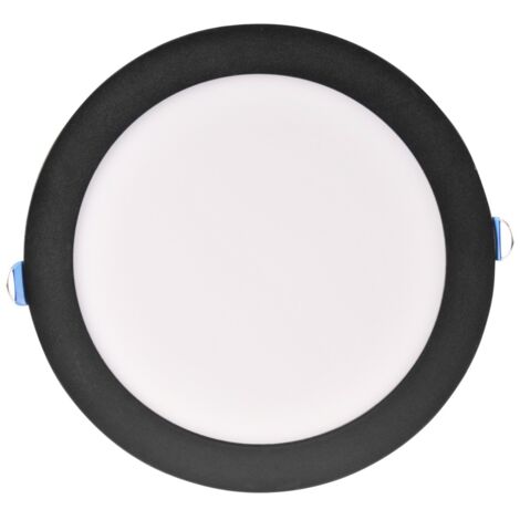 Plafonnier encastré LED 14W Ø22 noir 4000K Polux Rigel