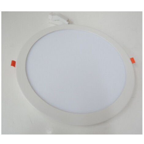 Plafonnier encastré LED 24W Ø 295mm SMD blanc chaud 3000K 1850lm driver 230V intégré downlight 120° IP20 SNOW