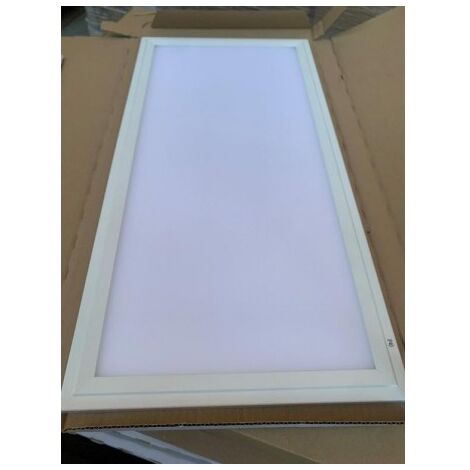Plafonnier encastré LED 29W dalle 600x300mm 4000K 3600lm 230V (sans driver) bord blanc PC opale IK06 IP20/40 SINFONI-EU V2