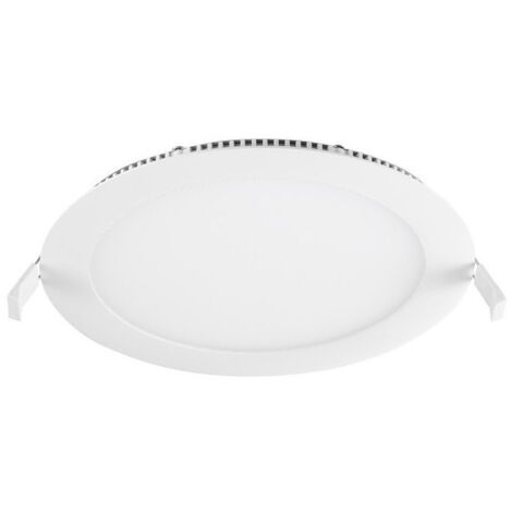 Plafonnier encastré LED 30W Ø 240mm Ep13mm 4000K 2400lm avec driver 230V non-dimmable interieur IP20/44 CAMUS PRO