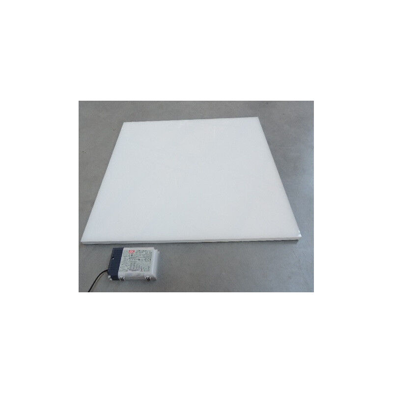 Signcomplex - Plafonnier encastré led 36W dalle 600x600mm blanc neutre 4000K finition brillant lisse dimmable dali avec driver 230V IP20