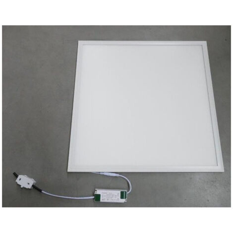 Plafonnier encastre LED 36W dalle carre 600x600mm 4000K 3600lm alim 230V non-dimmable IP20 PURE LED 19 Trajectoire