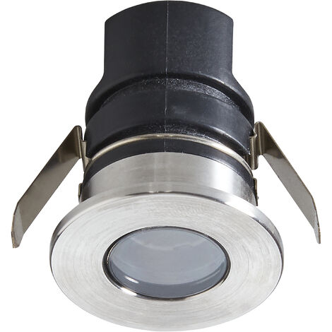 Plafonnier encastré NABUCO IP68 LED COB 3W 350lm(315lm) CRI90 3000K 14º Acier inoxydable