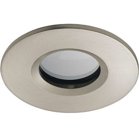 Plafonnier encastré PALMA Fixed Round IP65 GU10 50W Chromé mat