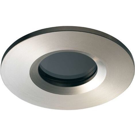 Plafonnier encastré PALMA Fixed Round IP65 GU5.3 50W Nickel mat