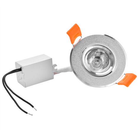 Plafonnier encastré RGB à changement de couleur 3W LED avec télécommande