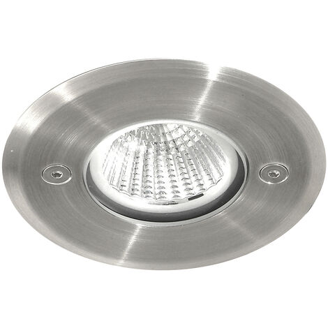 Plafonnier encastré SOFITO IP67 LED COB 18W 2205lm(1688lm) CRI90 4000K 60º Acier inoxydable